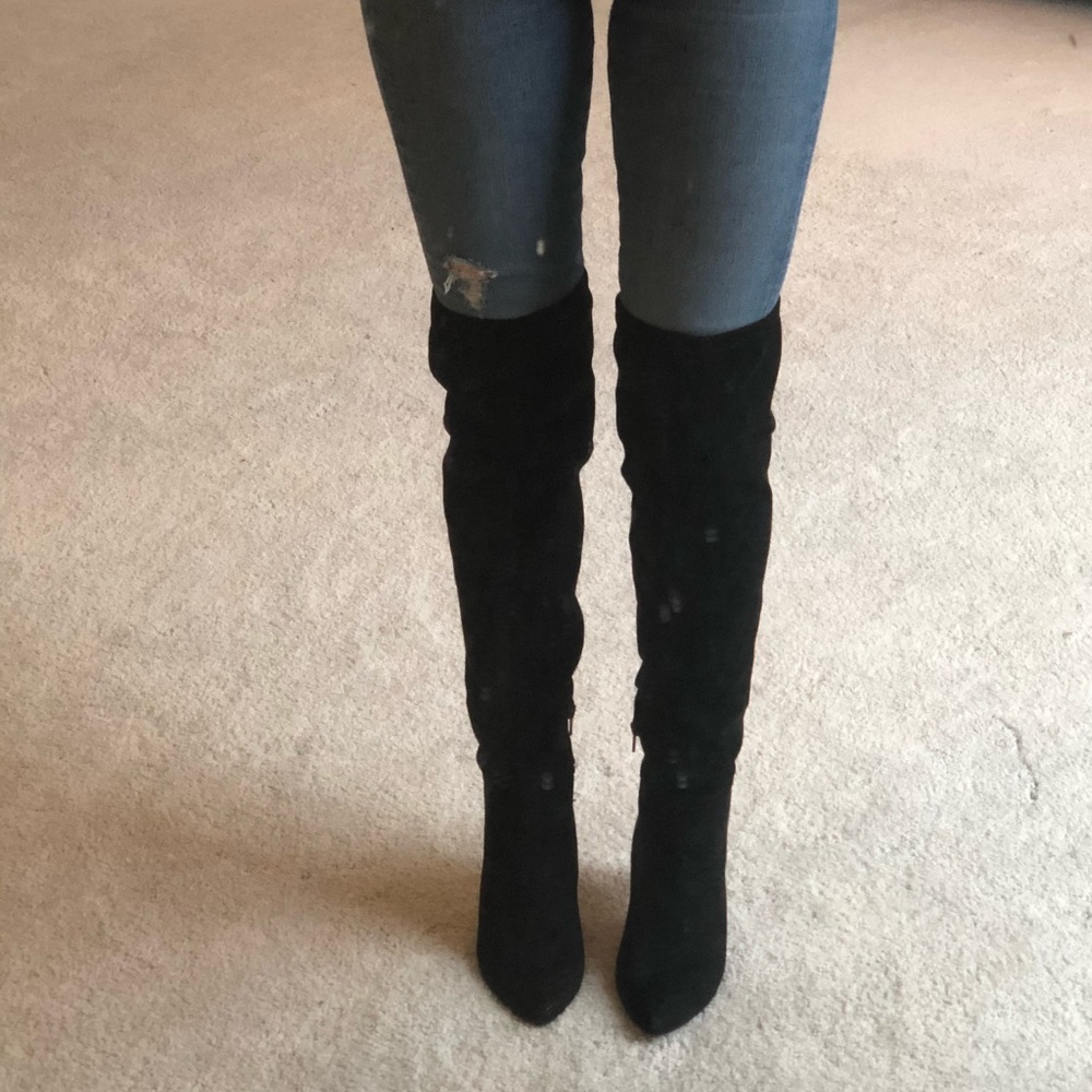 Tall black boots brand Call It Spring size 6